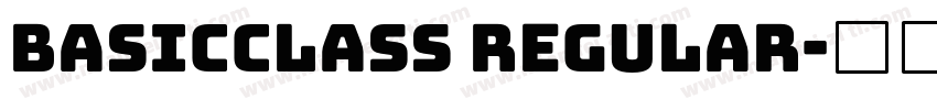 BASICCLASS Regular字体转换